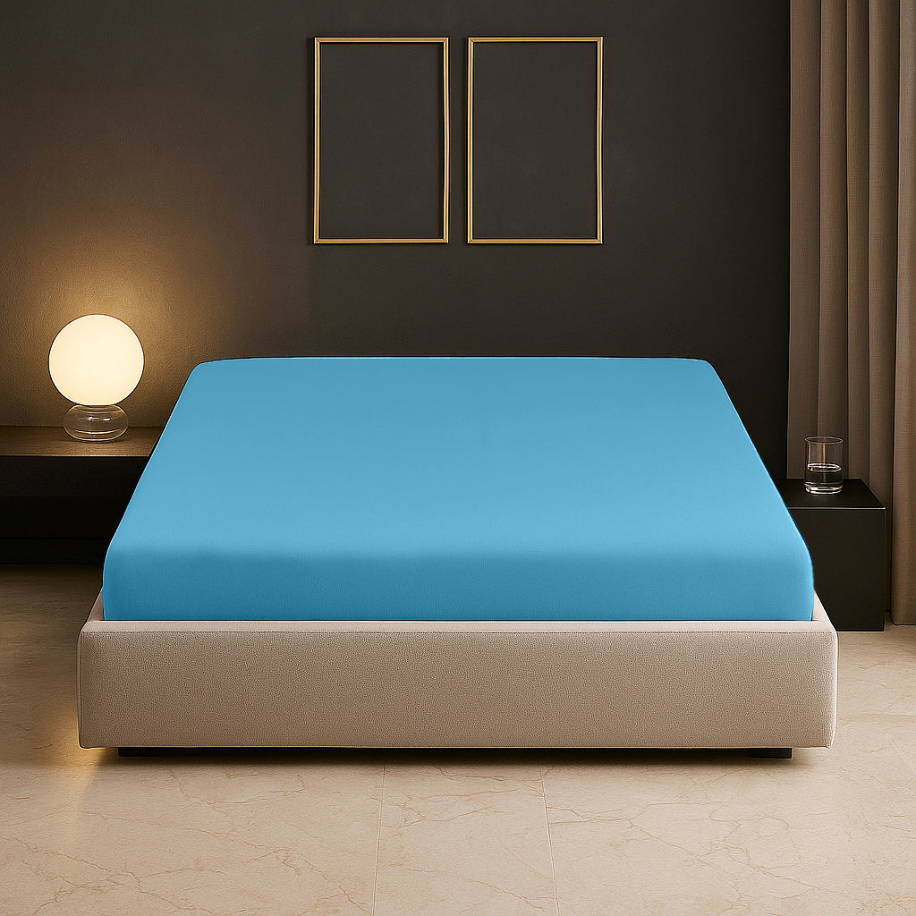 Sabia %100 Pamuk 100x200 cm +37 cm Yüksekliğe Uygun Lastikli Çarşaf