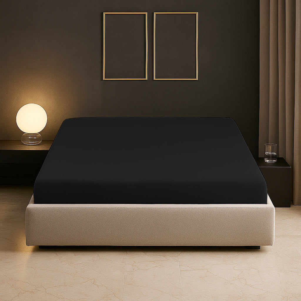 Sabia %100 Pamuk 100x200 cm +37 cm Yüksekliğe Uygun Lastikli Çarşaf