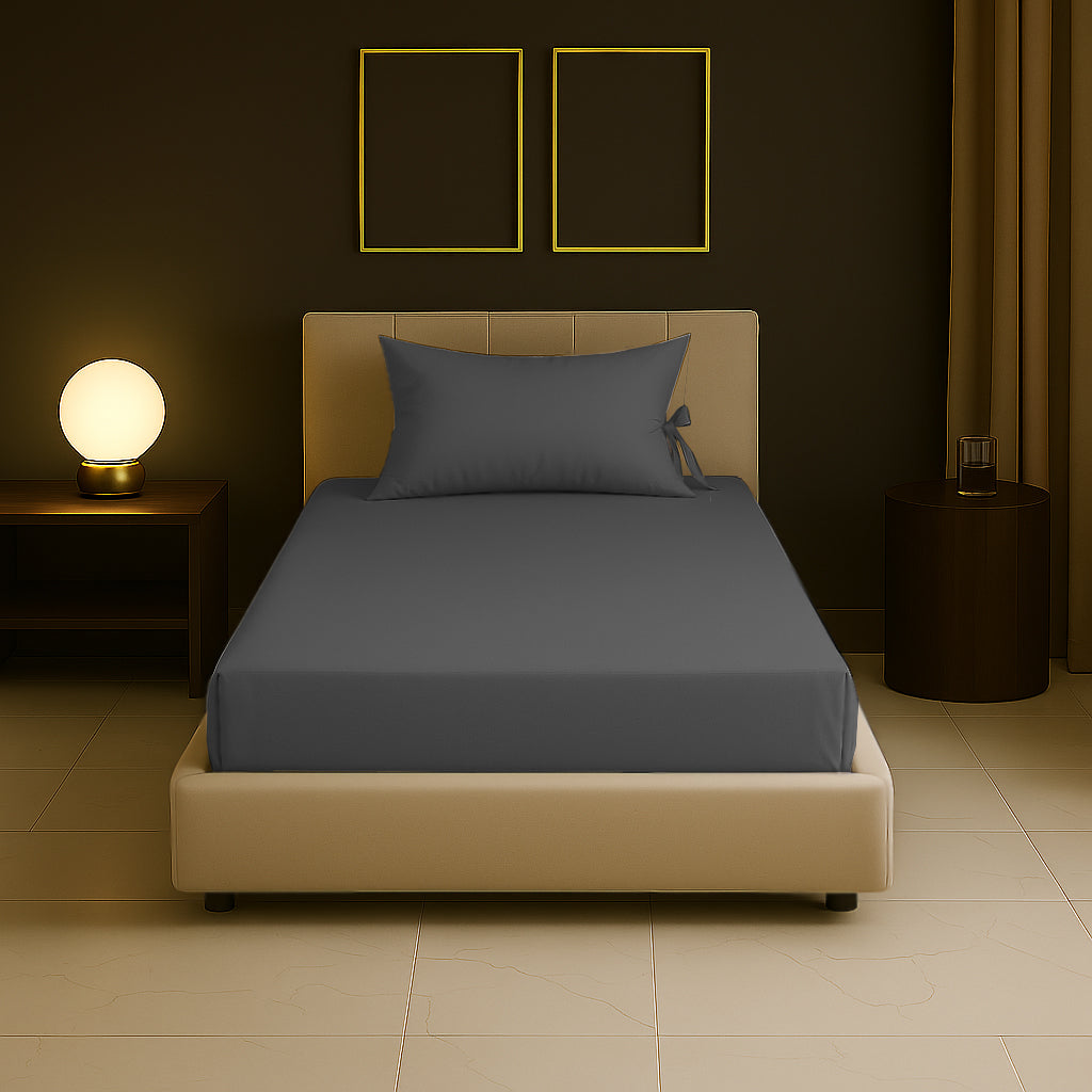 Sabia %100 Pamuk 100x200 +37 cm Yükseklik Lastikli Çarşaf Seti