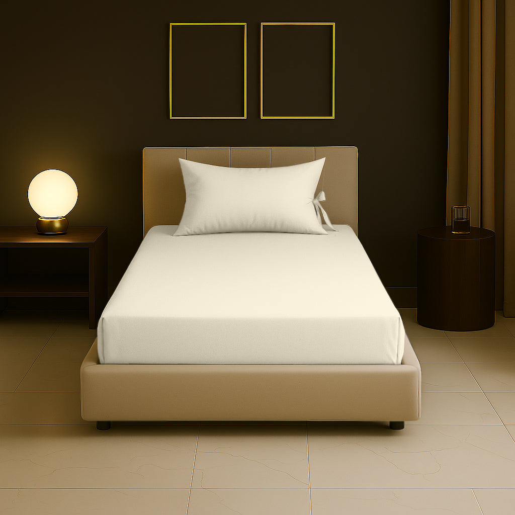 Sabia %100 Pamuk 100x200 +37 cm Yükseklik Lastikli Çarşaf Seti