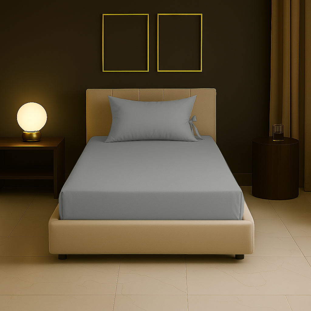 Sabia %100 Pamuk 100x200 +37 cm Yükseklik Lastikli Çarşaf Seti