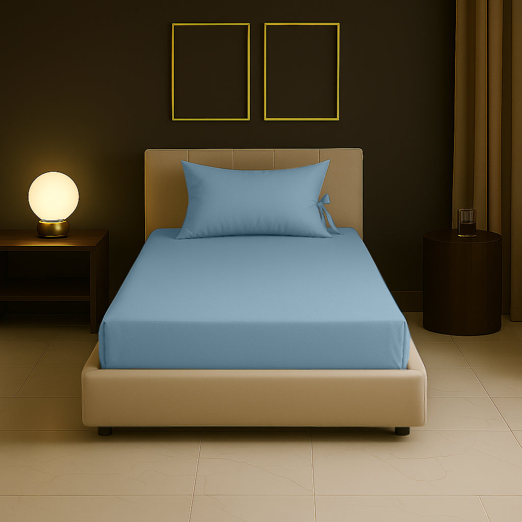 Sabia %100 Pamuk 100x200 +37 cm Yükseklik Lastikli Çarşaf Seti