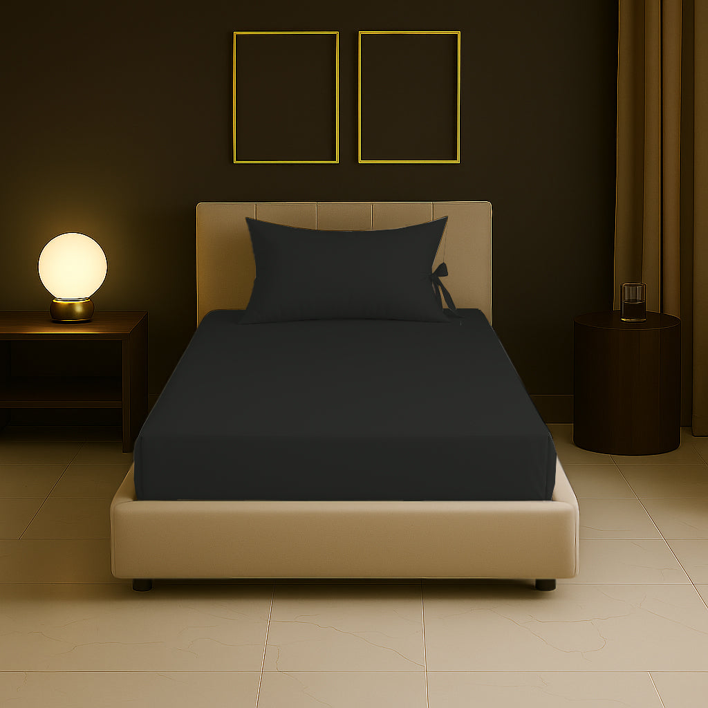 Sabia %100 Pamuk 100x200 +37 cm Yükseklik Lastikli Çarşaf Seti