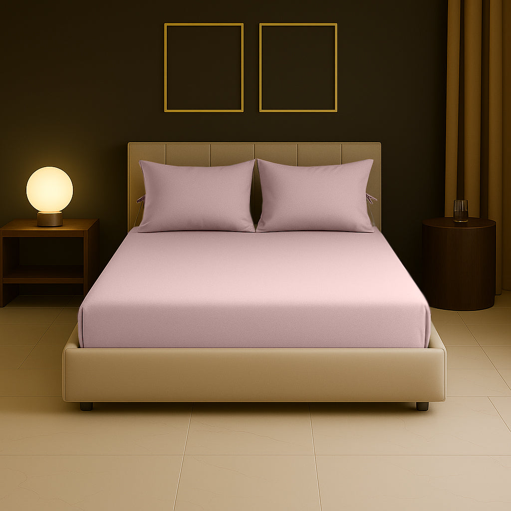 Sabia %100 Pamuk 140x200 +37 cm Yükseklik Lastikli Çarşaf Seti