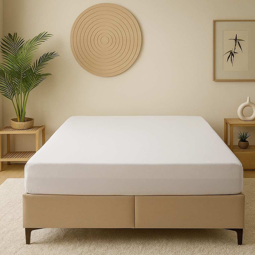 Sabia Fitted Alez – 4 Yanı Lastikli İnce Tül Kenarlı, Kaymaz Yatak Koruyucu 200x200 cm Çift Kişilik