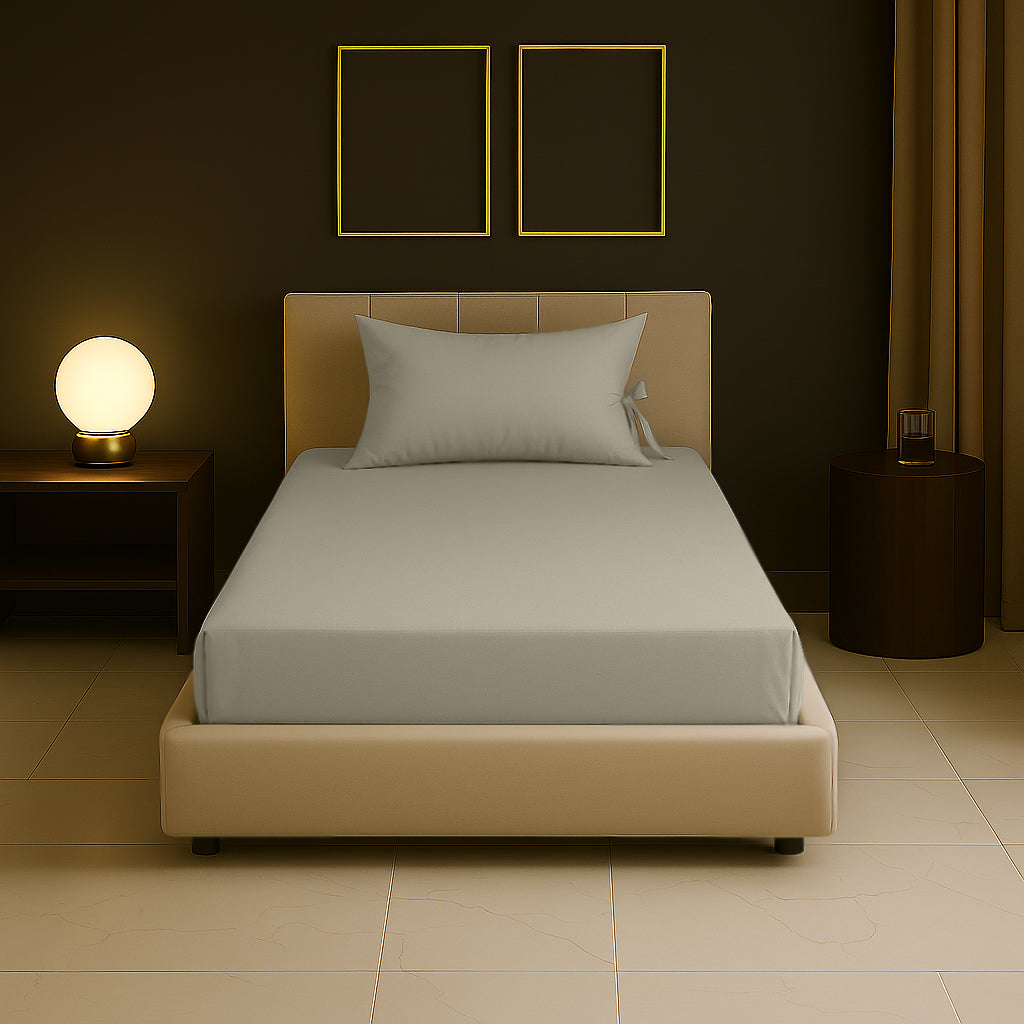 Sabia %100 Pamuk 100x200 +37 cm Yükseklik Lastikli Çarşaf Seti