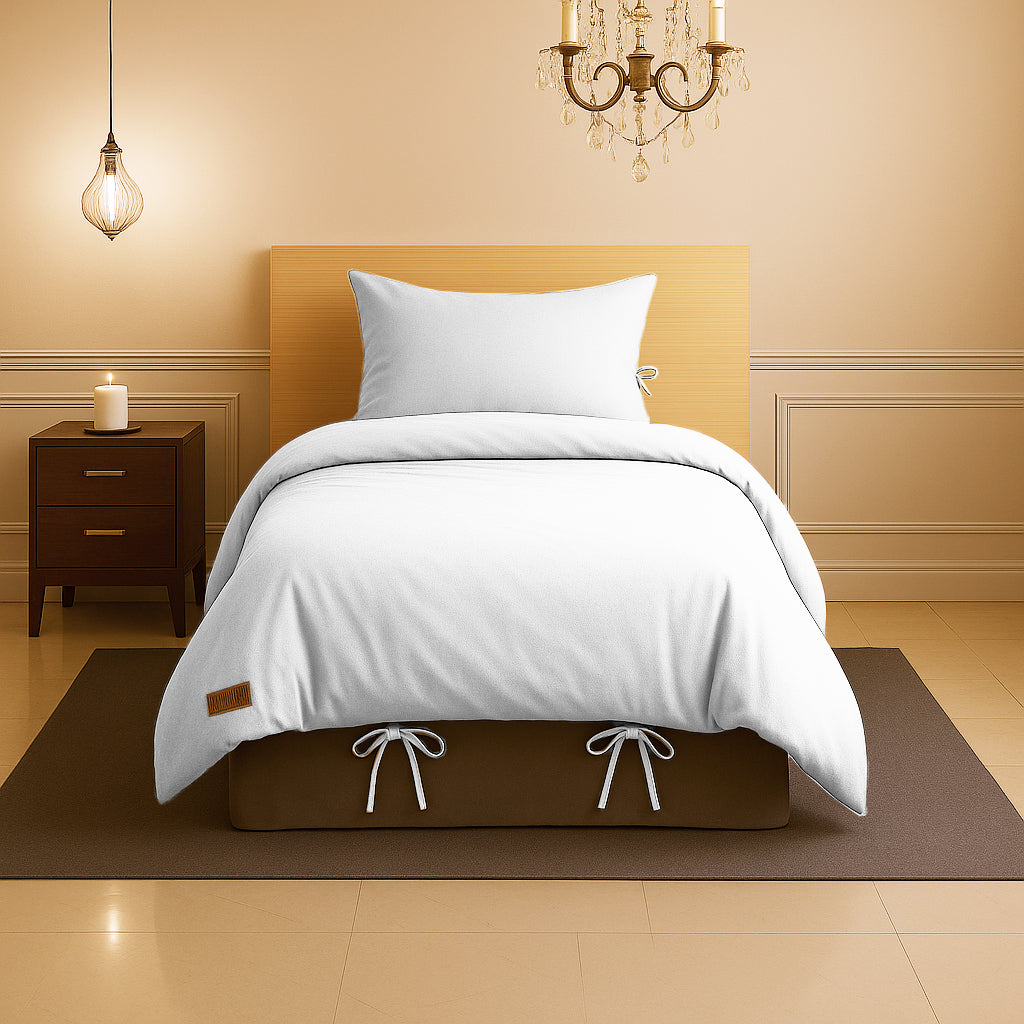 Sabia %100 Pamuk 100x200 cm + 37 cm Yüksekliğe Uygun Tek Kişilik Nevresim Takımı