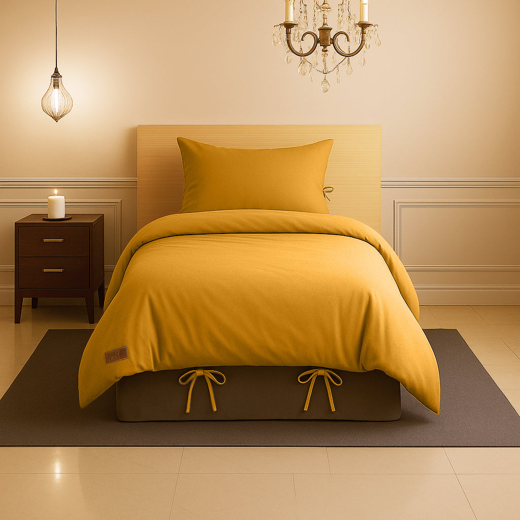 Sabia %100 Pamuk 100x200 cm + 37 cm Yüksekliğe Uygun Tek Kişilik Nevresim Takımı