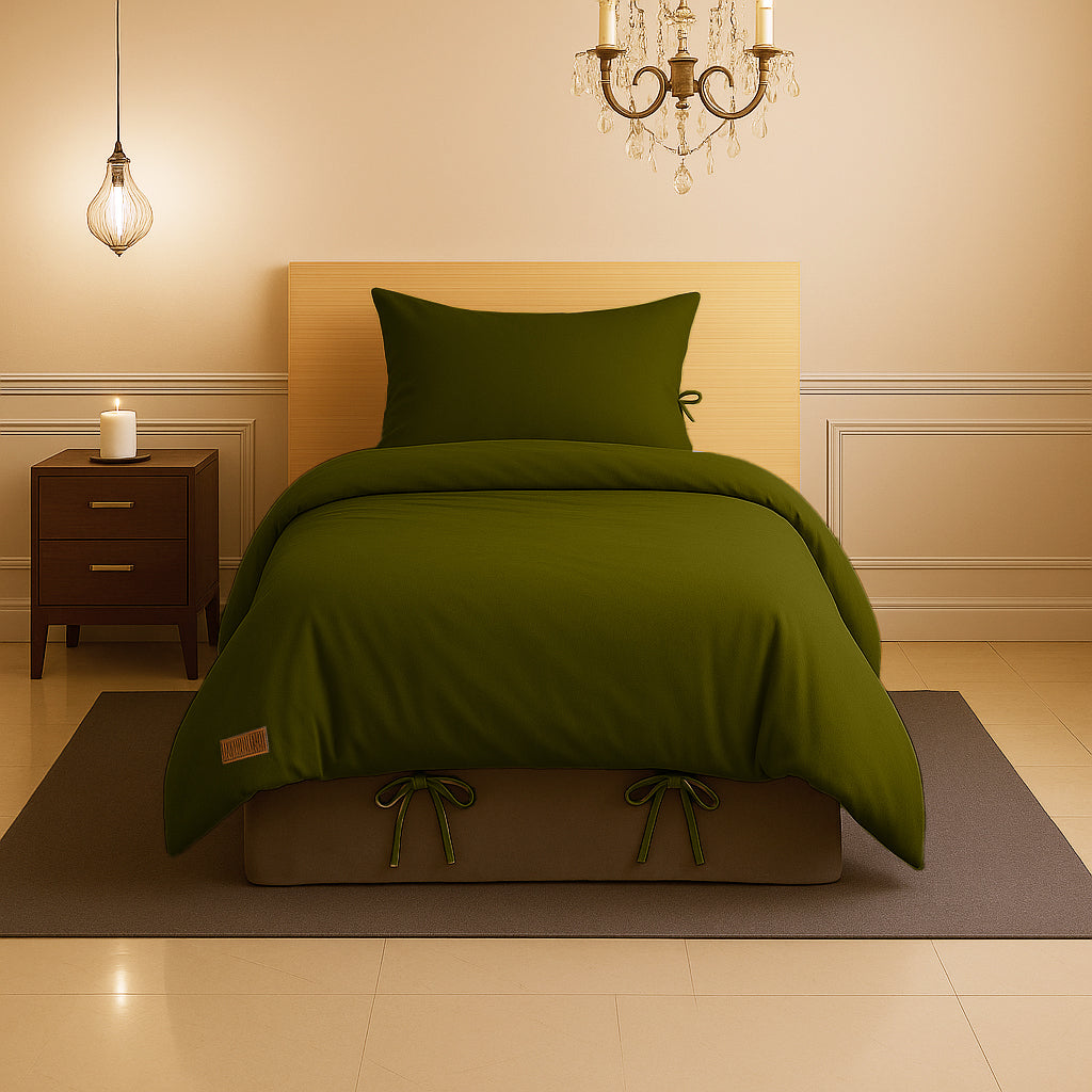 Sabia %100 Pamuk 100x200 cm + 37 cm Yüksekliğe Uygun Tek Kişilik Nevresim Takımı